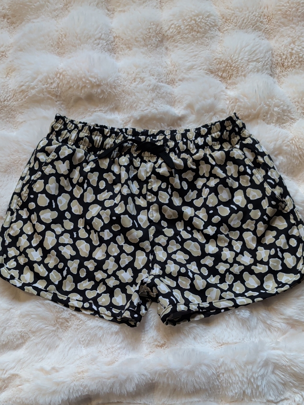 🎉 4 for $20 🎉 Kortni Jeane Swim - Mini Men Size 6-7 Retros - Leopard 🐆